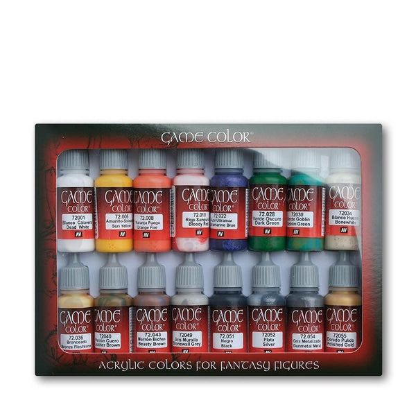 AV72299 Vallejo Game Colour Introduction 16 Colour Set Acrylic Paint [72299]