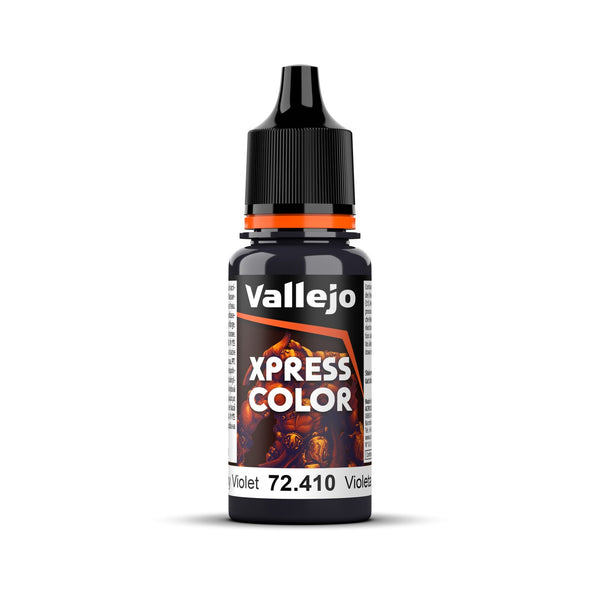 AV72410 Vallejo Game Colour Xpress Color Gloomy Violet 18ml Acrylic Paint - New Formulation