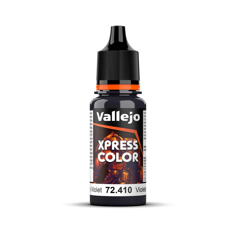 AV72410 Vallejo Game Colour Xpress Color Gloomy Violet 18ml Acrylic Paint - New Formulation