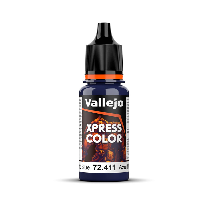 AV72411 Vallejo Game Colour Xpress Color Mystic Blue 18ml Acrylic Paint - New Formulation