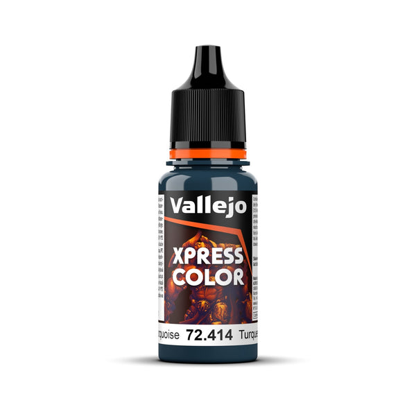 AV72414 Vallejo Game Colour Xpress Color Caribbean Turquoise 18ml Acrylic Paint - New Formulation