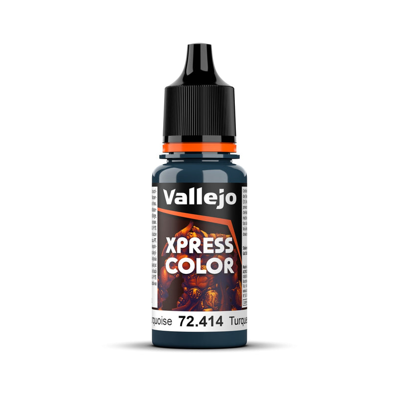 AV72414 Vallejo Game Colour Xpress Color Caribbean Turquoise 18ml Acrylic Paint - New Formulation