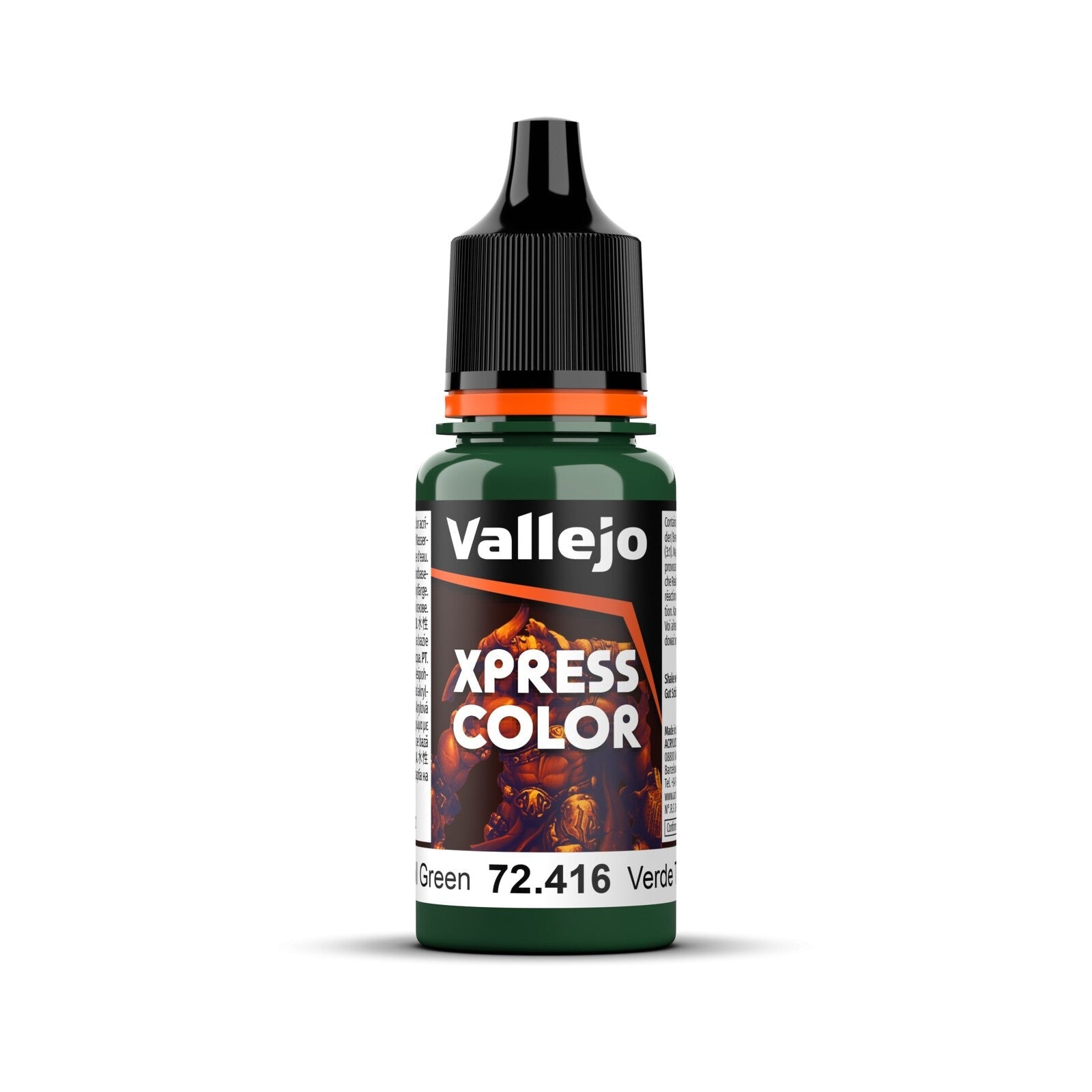 AV72416 Vallejo Game Colour Xpress Color Troll Green 18ml Acrylic Paint - New Formulation Vallejo