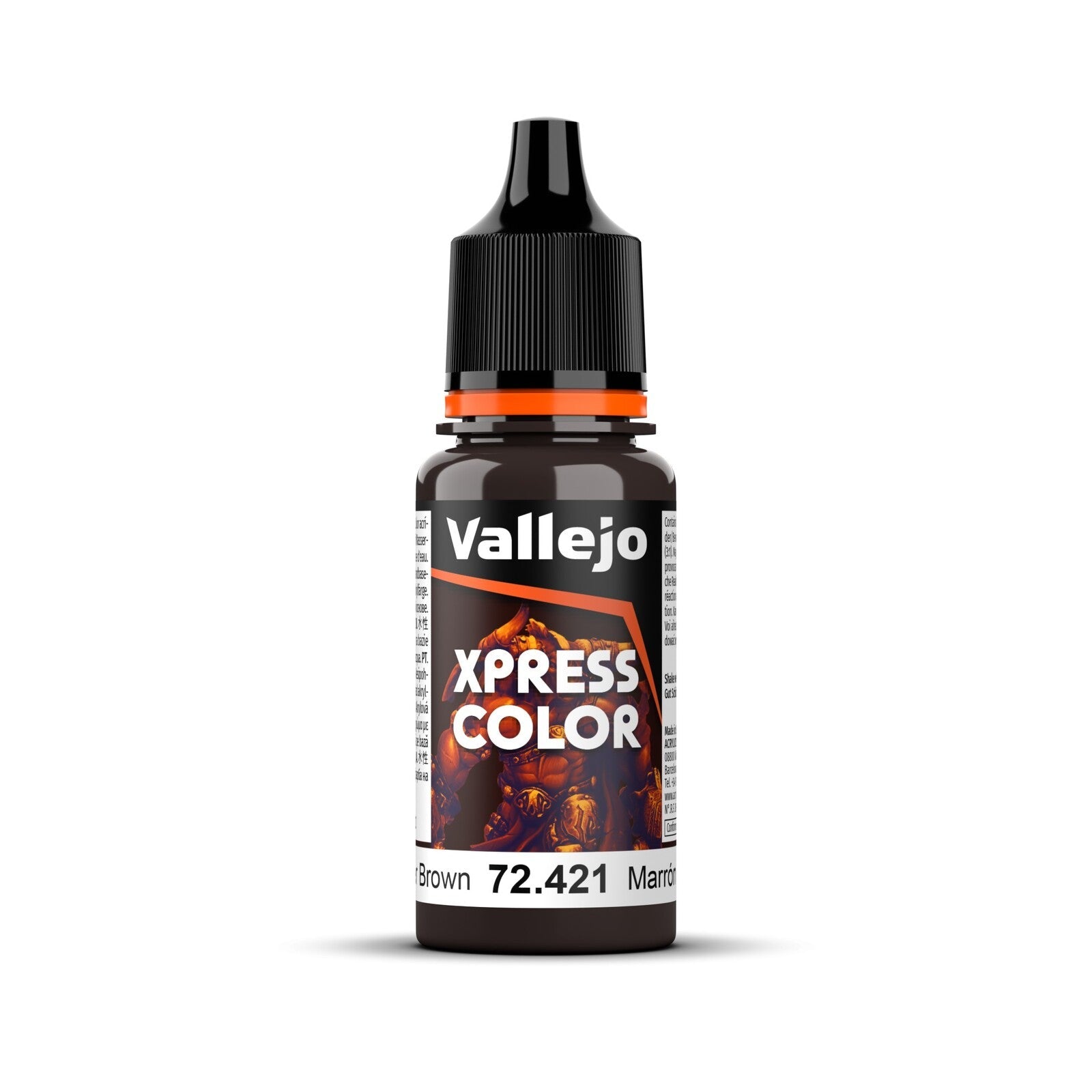AV72421 Vallejo Game Colour Xpress Color Copper Brown 18ml Acrylic Paint - New Formulation Vallejo