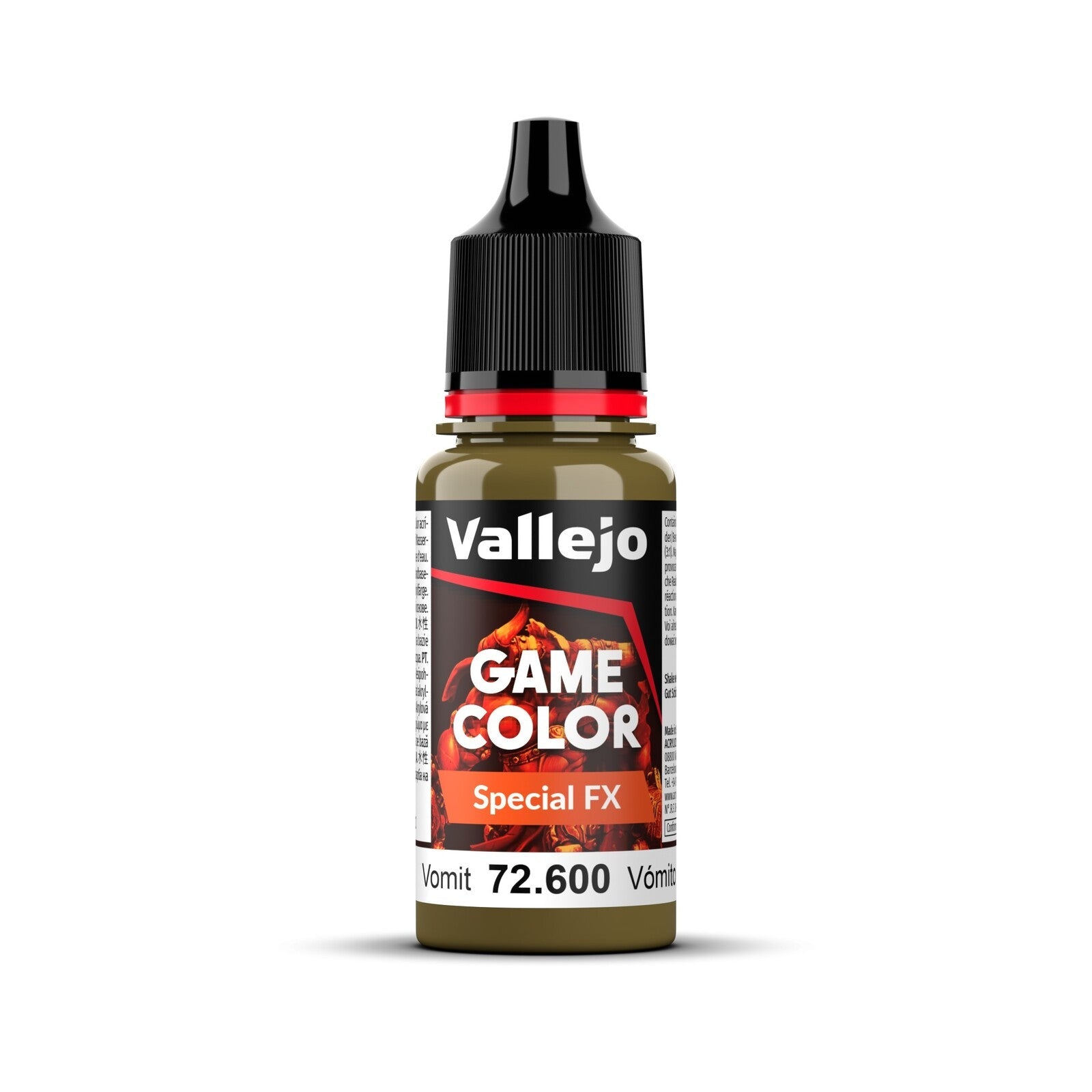 AV72600 Vallejo Game Colour Special FX Vomit 18ml Acrylic Paint - New Formulation Vallejo
