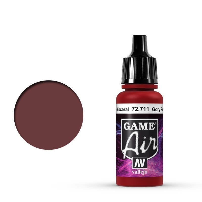 AV72711 Vallejo Game Air Gory Red 17 ml Acrylic Airbrush Paint [72711]