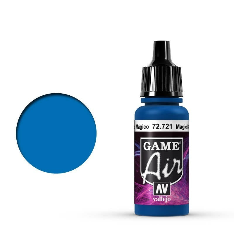 AV72721 Vallejo Game Air Magic Blue 17 ml Acrylic Airbrush Paint [72721]