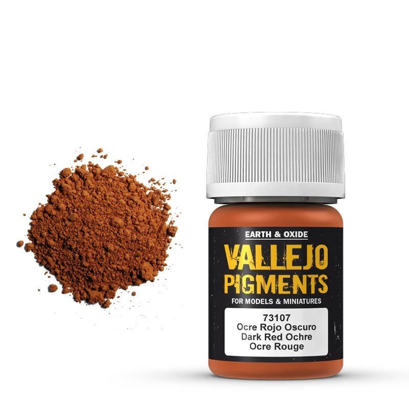 AV73107 Vallejo Pigments Dark Red Ochre 30 ml [73107] Vallejo