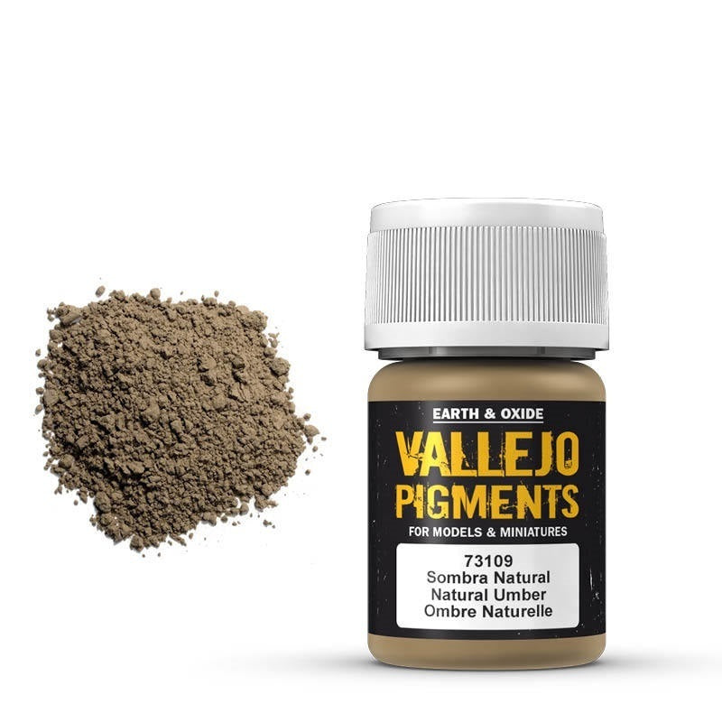 AV73109 Vallejo Pigments Natural Umber 30 ml [73109] Vallejo