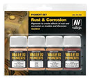 AV73194 Vallejo Pigments Set Rust & Corrosion 4 x 35ml [73194] Vallejo