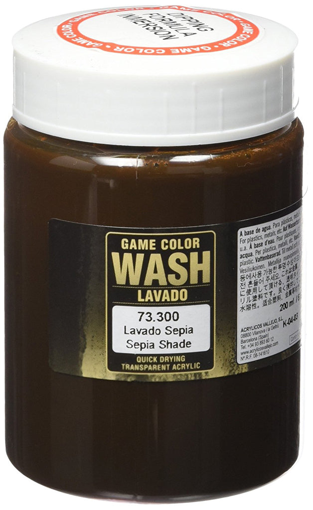 AV73300 Vallejo Sepia Wash 200 ml [73300] Vallejo