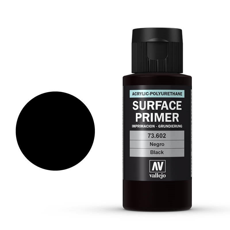 AV73602 Vallejo Surface Primer Black 60 ml [73602] Vallejo