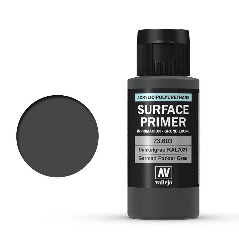 AV73603 Vallejo Surface Primer Ger Panzer Grey 60 ml [73603] Vallejo