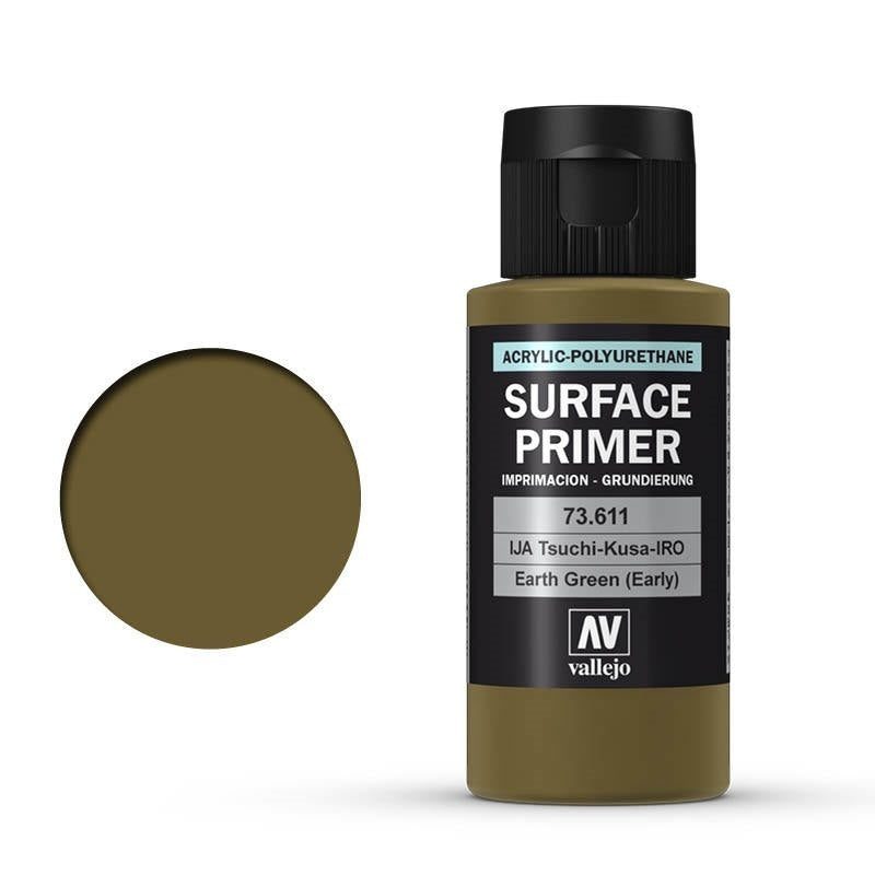 AV73611 Vallejo Surface Primer IJA-Tsuchi-Kusa-IRO Earth Green (early) 60 ml [73611]