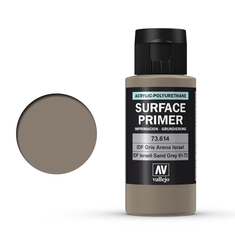 AV73614 Vallejo Surface Primer IDF Israel­ Sand Grey 61-73 60 ml [73614] Vallejo
