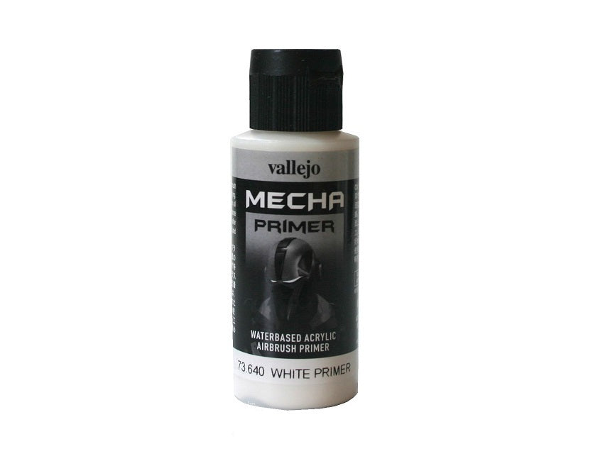 AV73640 Vallejo Mecha Colour White Primer 60ml [73640] Vallejo