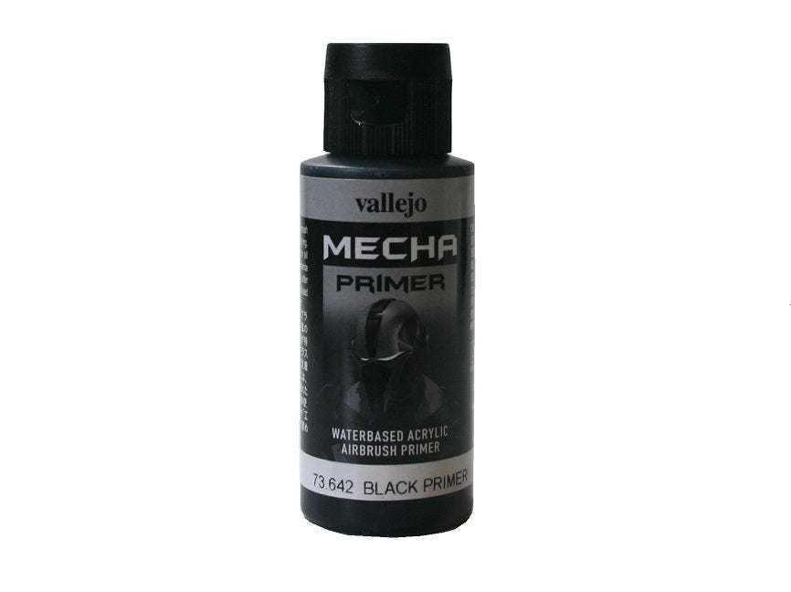 AV73642 Vallejo Mecha Colour Black Primer 60ml [73642] Vallejo