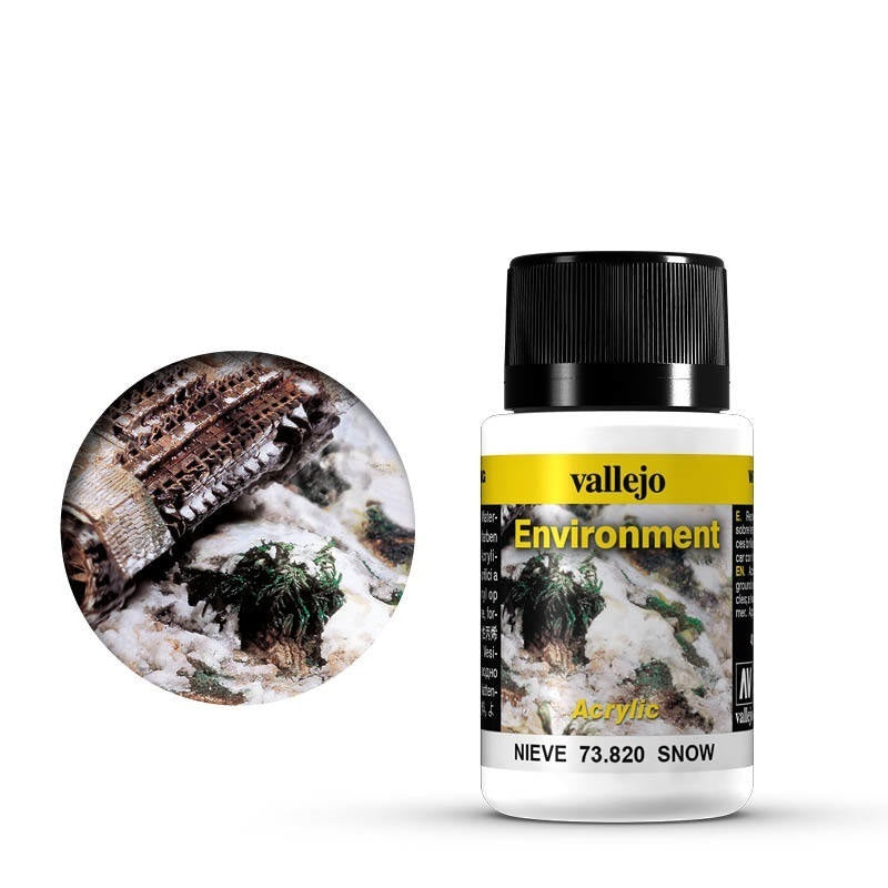 AV73820 Vallejo Weathering Effects Snow 40 ml [73820] Vallejo