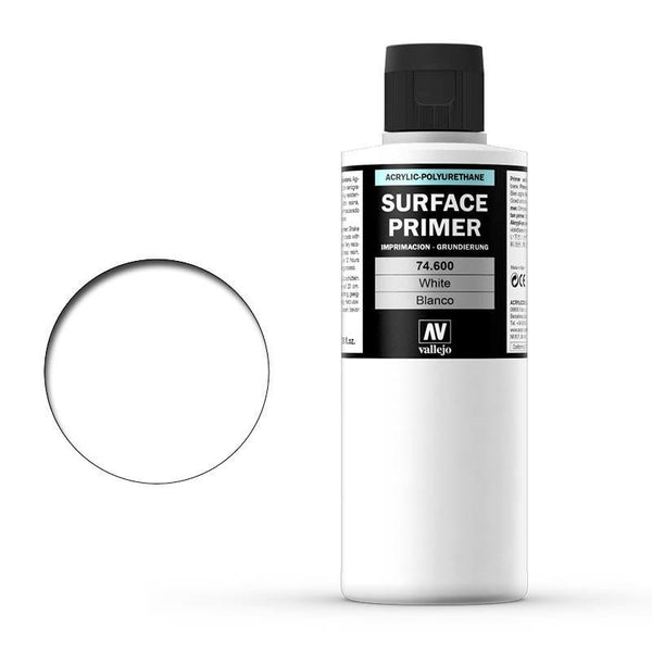 AV74600 Vallejo Surface Primer Color White 200 ml [74600]