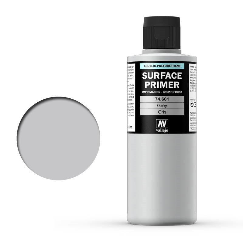 AV74601 Vallejo Surface Primer Color Grey 200 ml [74601] Vallejo