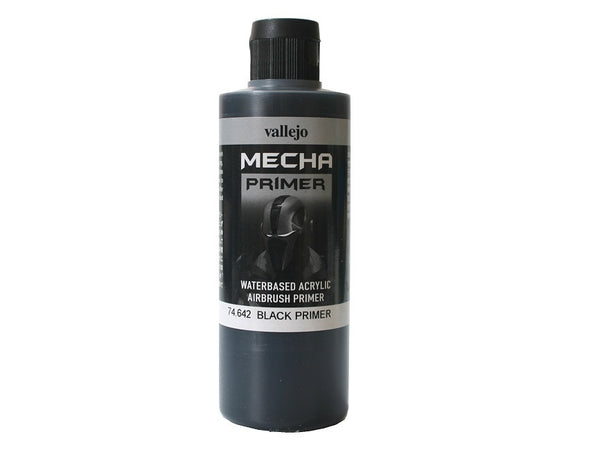 AV74642 Vallejo Mecha Colour Black Primer 200ml [74642]