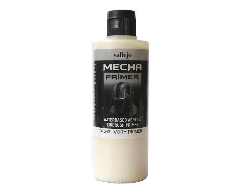 AV74643 Vallejo Mecha Colour Ivory Primer 200ml [74643] Vallejo