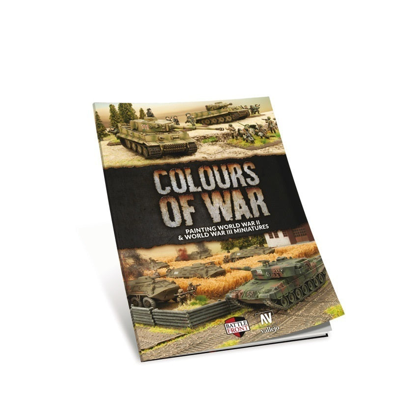 AV75013 Vallejo Colours of War book - Painting WWII & WWIII miniatures [75013] Vallejo