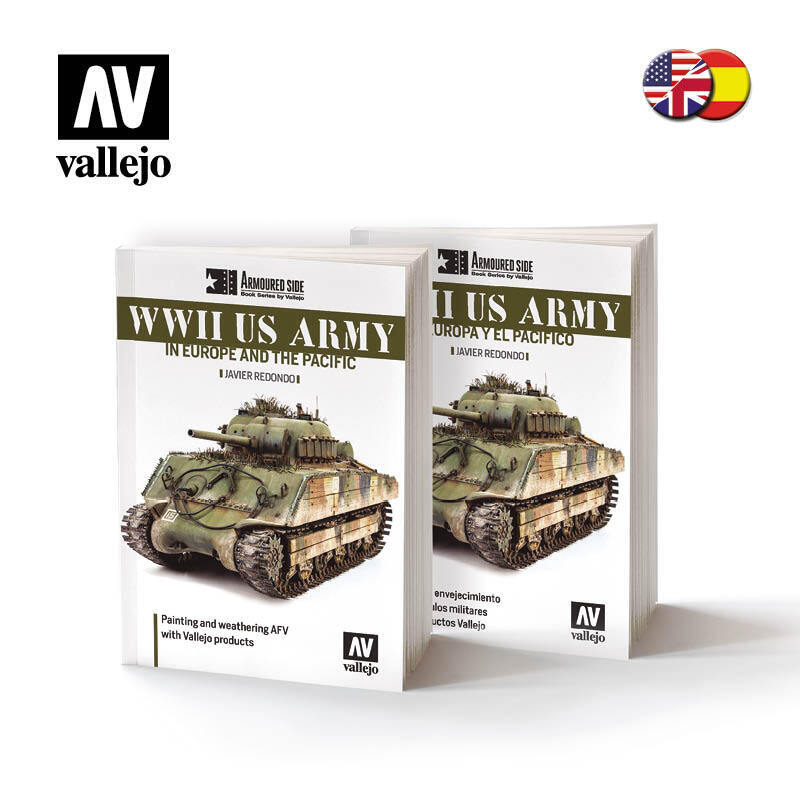 AV75019 Vallejo WWII US ARMY in Europe and the Pacific Paint Guide [75019] Vallejo