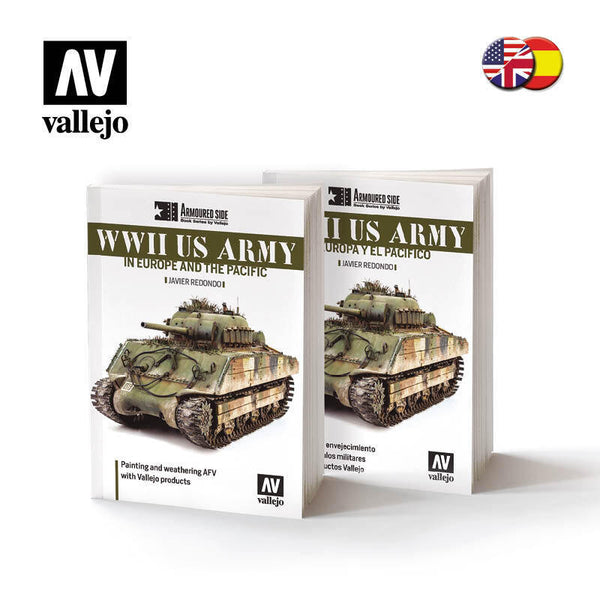 AV75019 Vallejo WWII US ARMY in Europe and the Pacific Paint Guide [75019]