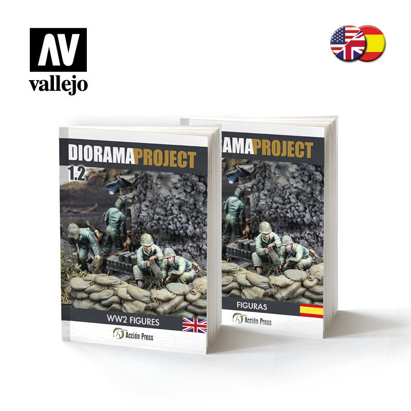 AV75041 Vallejo Book: Diorama Project 1.2 Figures [75041] Vallejo