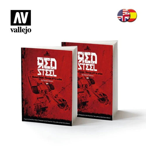 AV75043 Vallejo Book Red Steel - Modern Soviet/Russian AFV in Action [75043] [75043] Vallejo