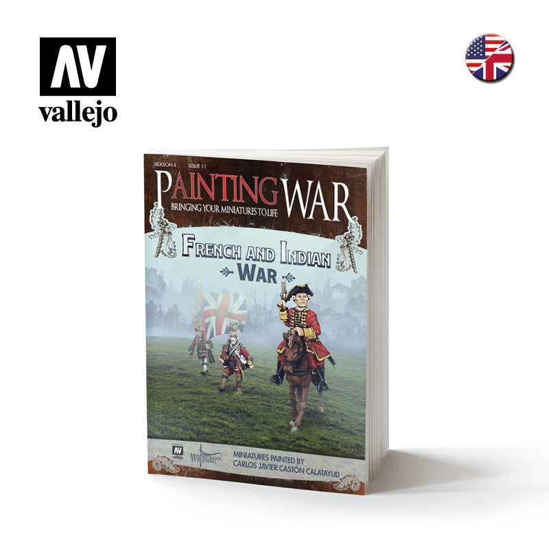AV75044 Vallejo Book: Painting War French and Indian War [75044] Vallejo