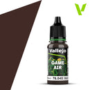 AV76045 Vallejo Game Air Charred Brown 18 ml Acrylic Paint - New Formulation Vallejo