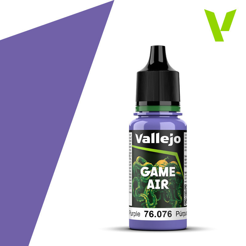 AV76076 Vallejo Game Air Alien Purple 18 ml Acrylic Paint - New Formulation Vallejo