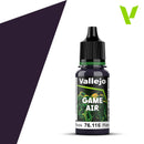 AV76116 Vallejo Game Air Midnight Purple 18 ml Acrylic Paint - New Formulation Vallejo