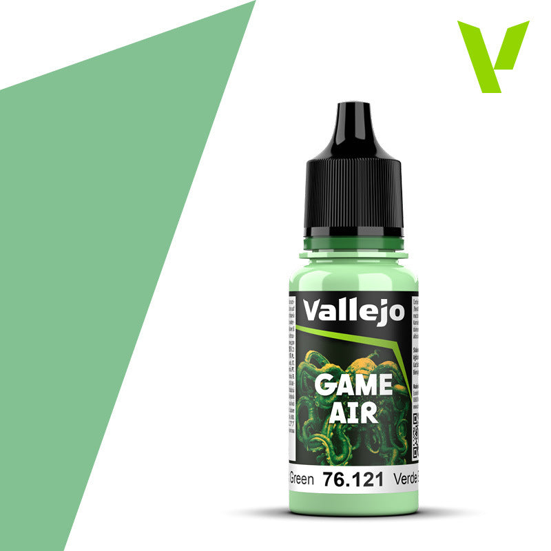 AV76121 Vallejo Game Air Ghost Green 18 ml Acrylic Paint - New Formulation