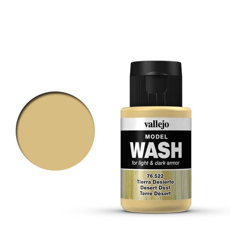 AV76522 Vallejo Model Wash Desert Dust 35 ml Acrylic Paint [76522] Vallejo