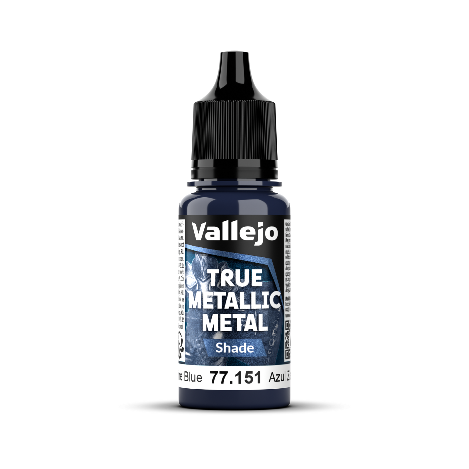 Vallejo True Metallic Metal: Shade - Sapphire Blue 18 ml