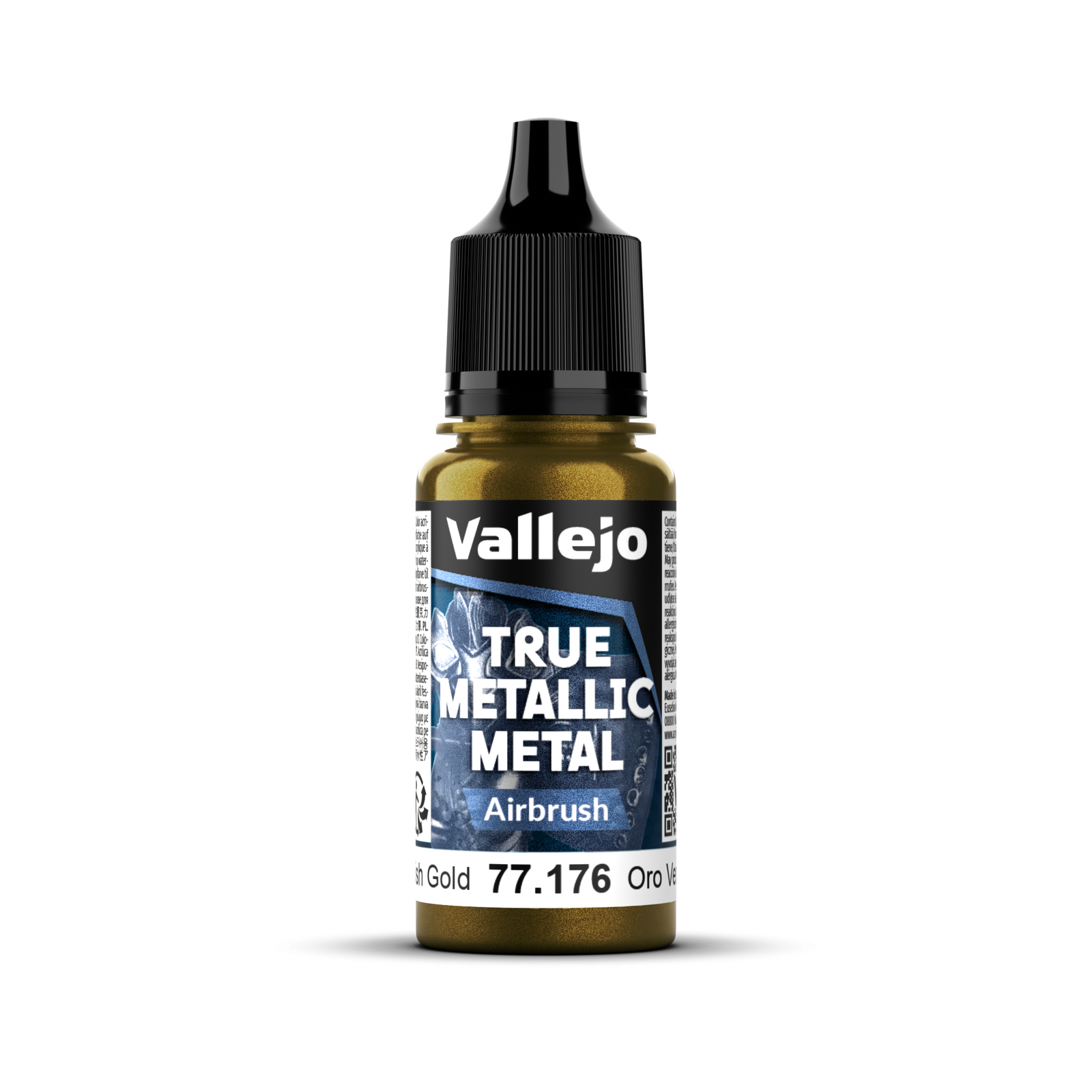 Vallejo True Metallic Metal: Airbrush - Greenish Gold 18 ml