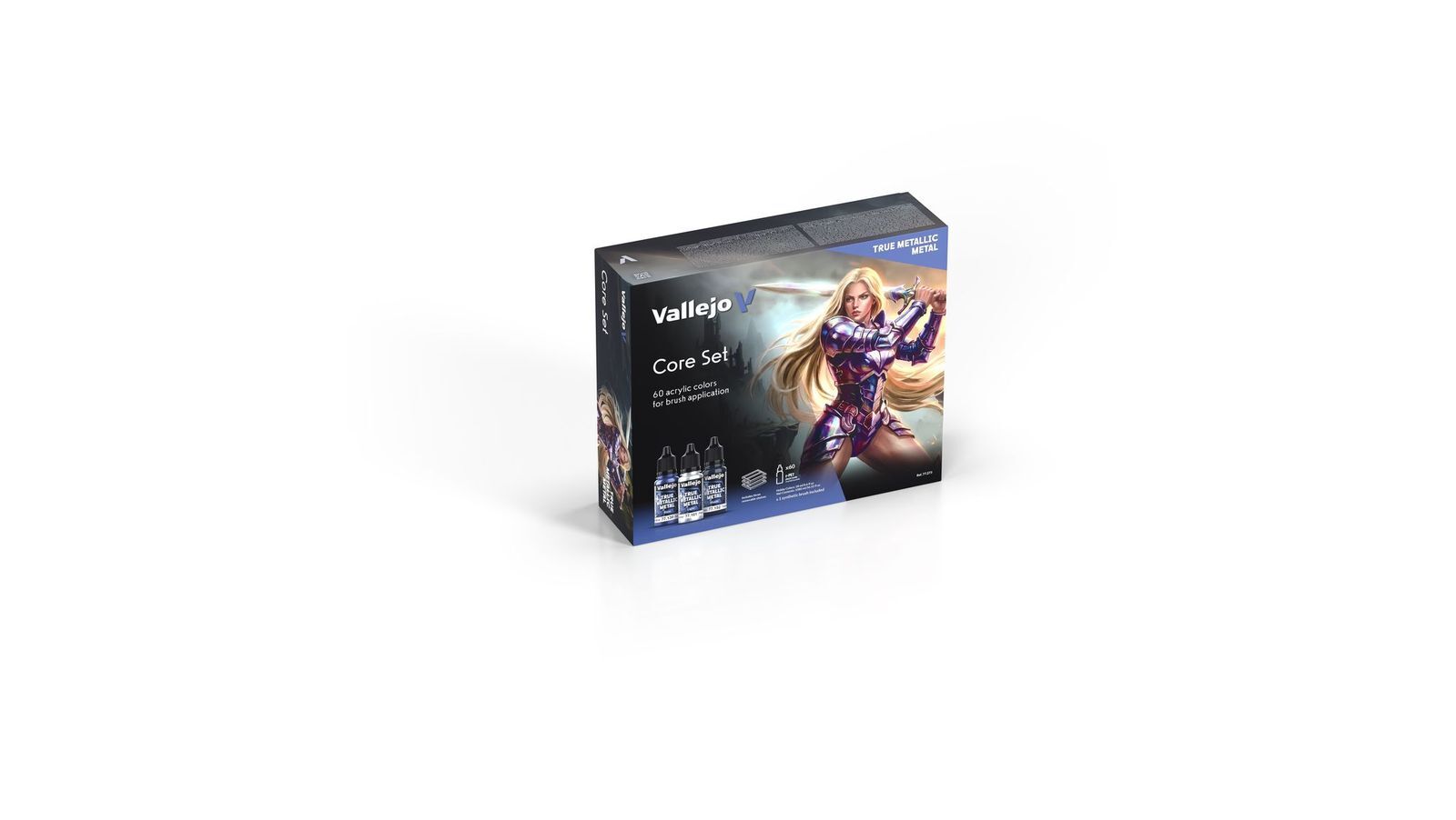 Vallejo True Metallic Metal Core Set - 60 Colour Paint Set