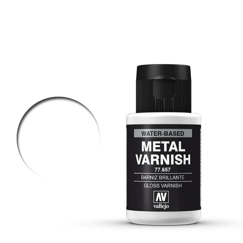 AV77657 Vallejo Gloss Metal Varnish 32ml [77657] Vallejo