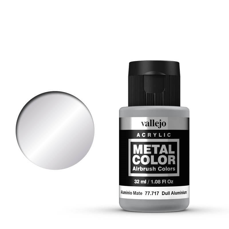 AV77717 Vallejo Metal Color Dull Aluminium 32ml Acrylic Paint [77717]