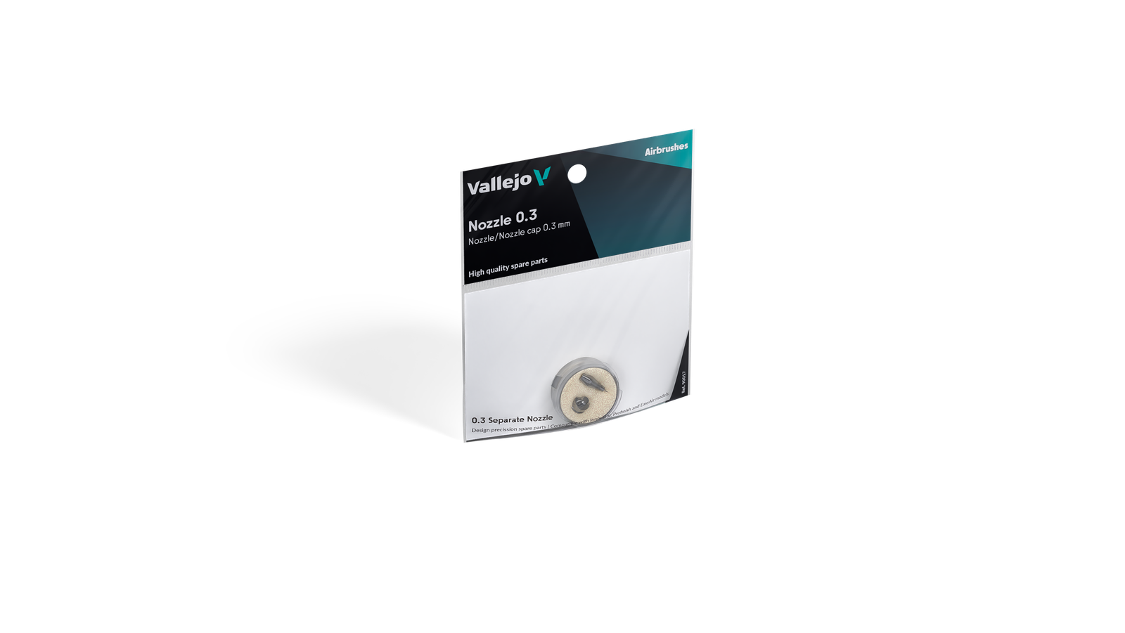 Vallejo Airbrush 0.3 Replacement Nozzle/Nozzle Cap (Innovator, Profinish & Easyair)