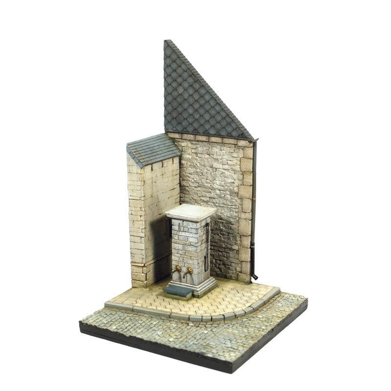 AVSC004 Vallejo Street Corner with Waterpump Normandy Scenic Base [SC004] Vallejo