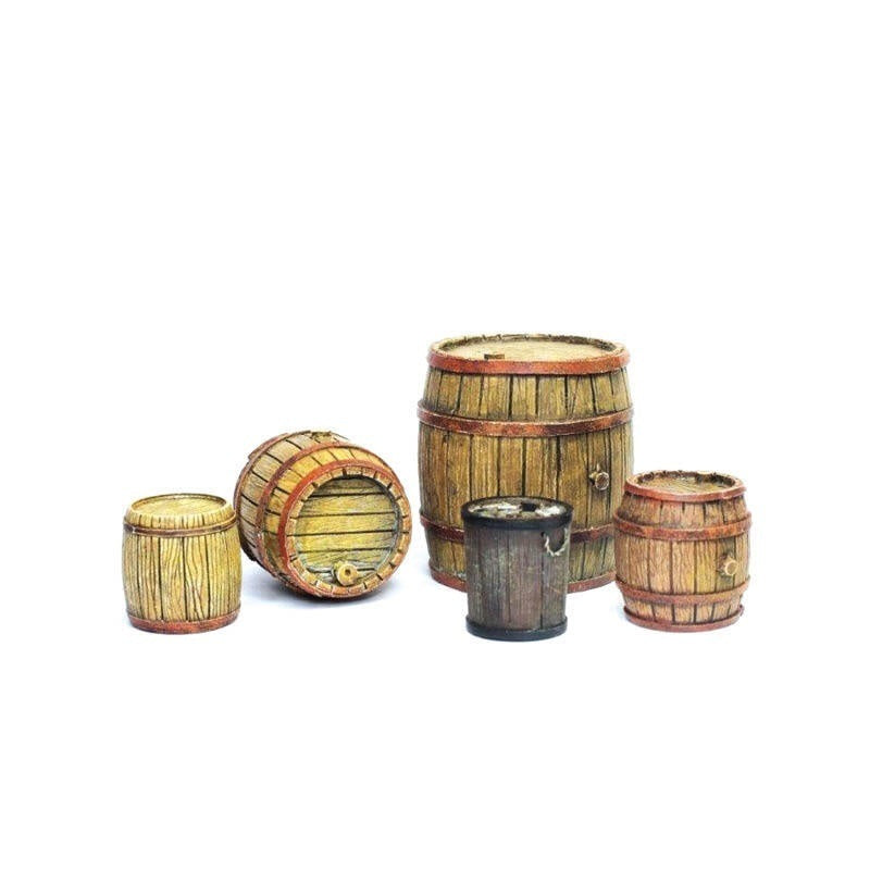 AVSC225 Vallejo Wooden Barrels Diorama Accessory [SC225] Vallejo