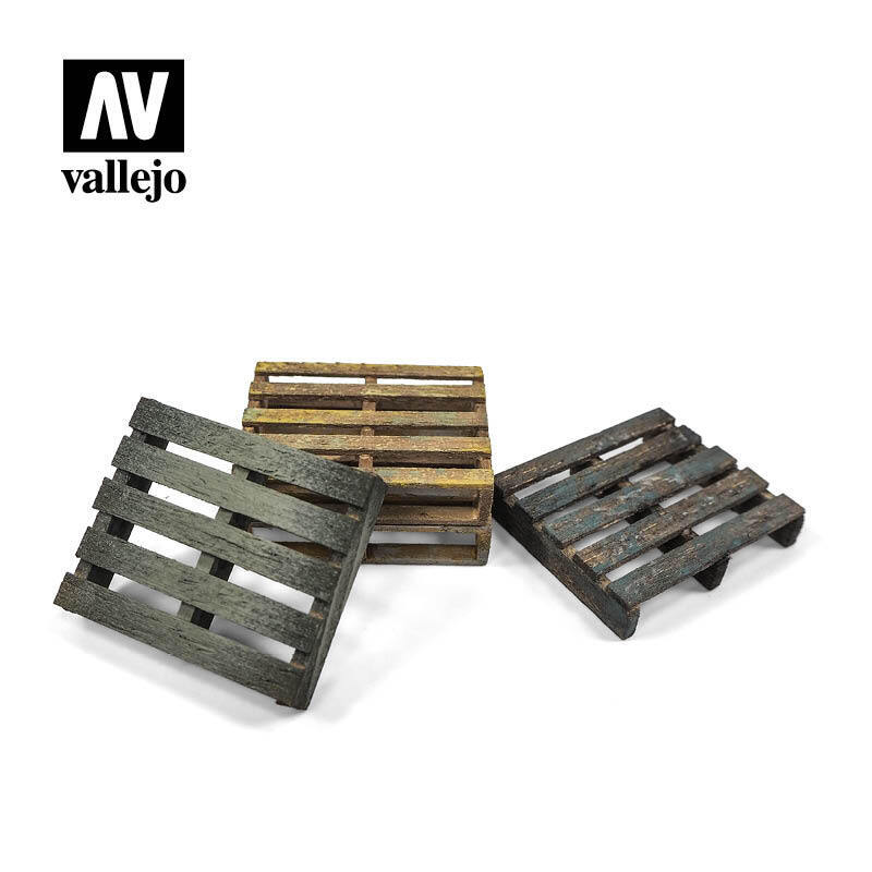 AVSC233 Vallejo Scenics: Wooden Pallets [SC233]