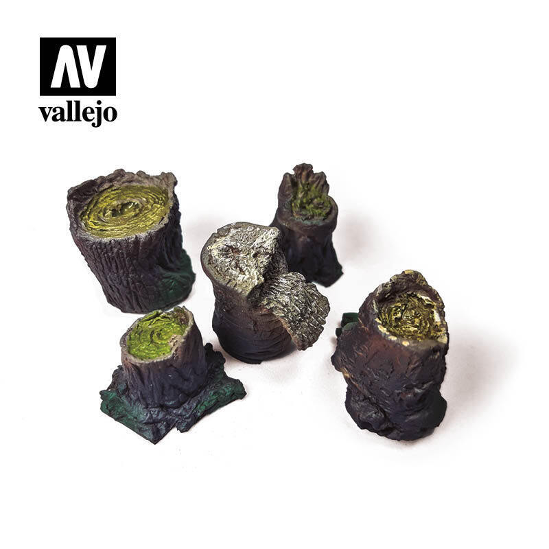 AVSC306 Vallejo Scenics: Small Stumps [SC306] Vallejo