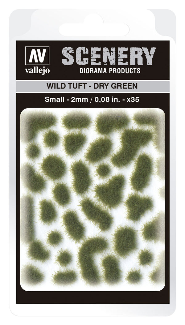 AVSC401 Vallejo 2mm Wild Tuft - Dry Green Diorama Accessory [SC401]