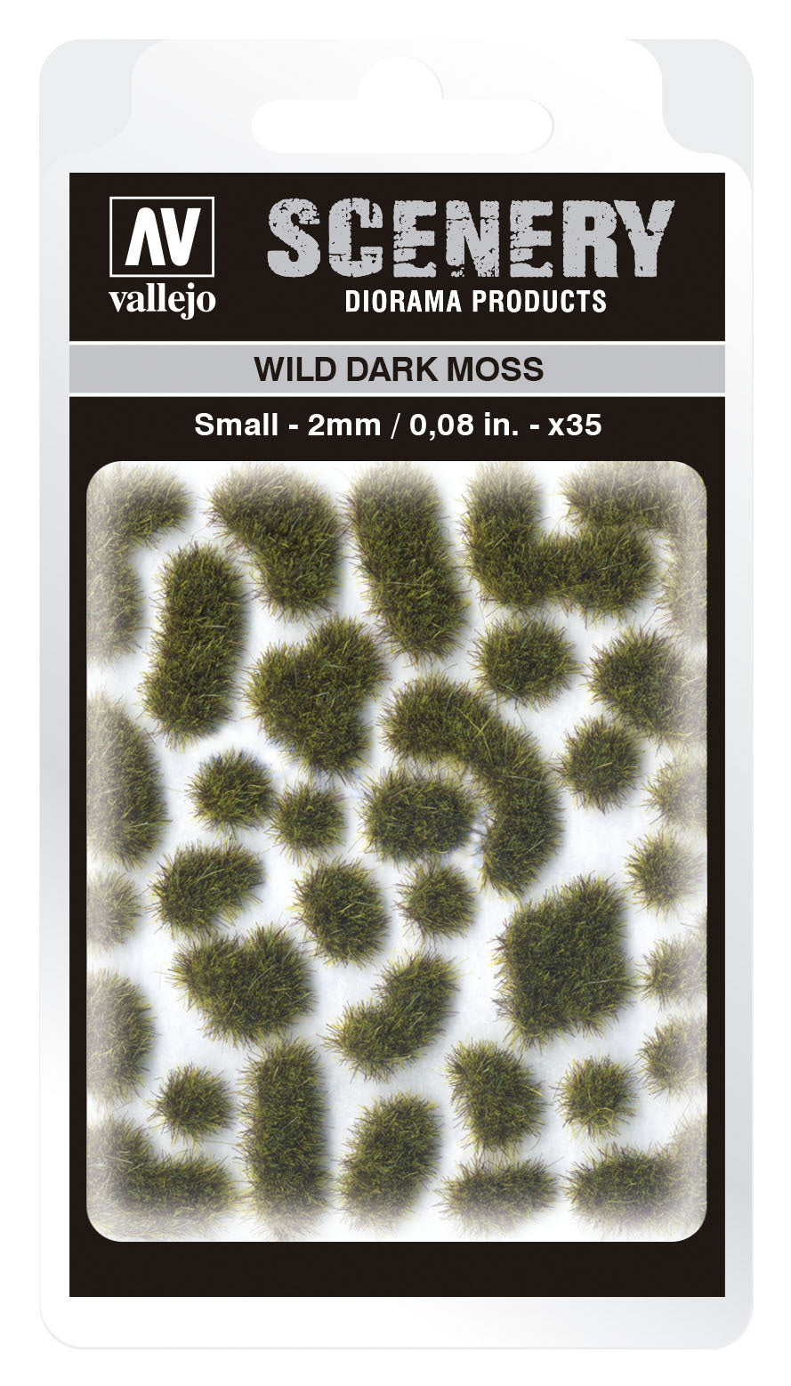 AVSC402 Vallejo 2mm Wild Dark Moss Diorama Accessory [SC402] Vallejo