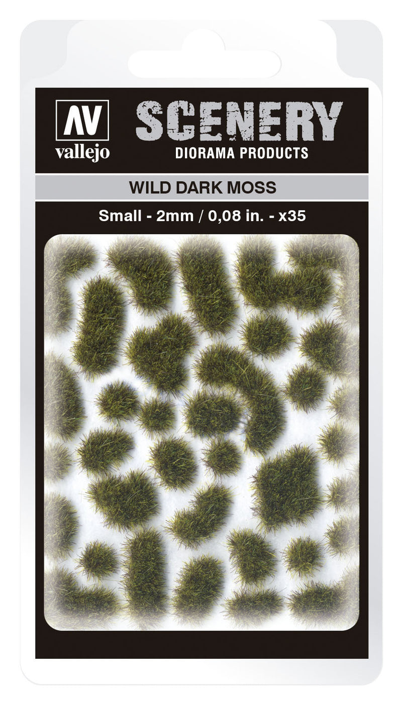 AVSC402 Vallejo 2mm Wild Dark Moss Diorama Accessory [SC402]